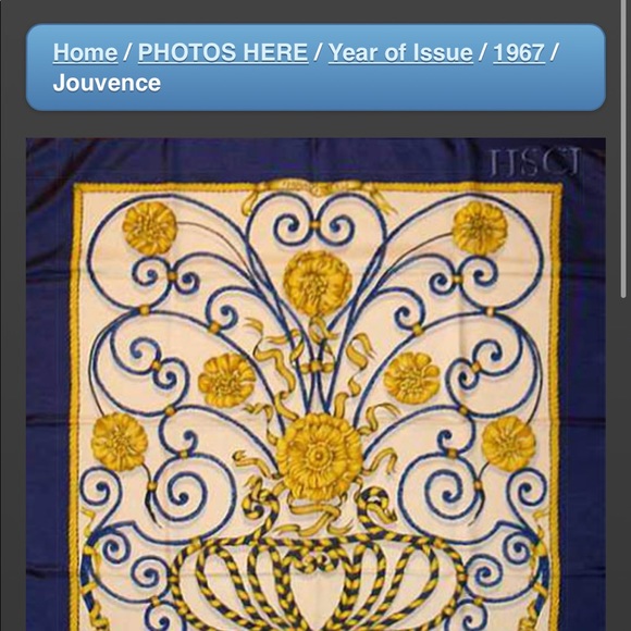 1967 HERMES JOUVENCE SCARF - Picture 7 of 7